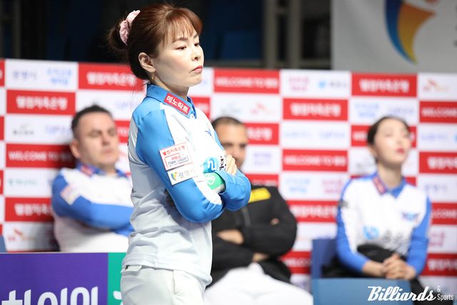 처음 팀리그를 경험하면서 적응이 필요했던 이신영은&nbsp;