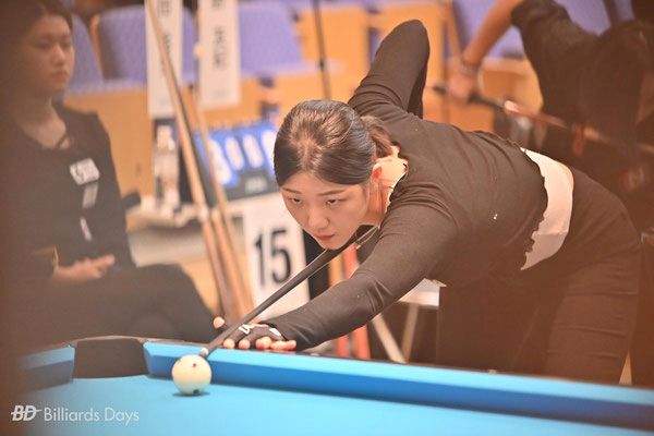 32강에 진출한 권보미(강원).