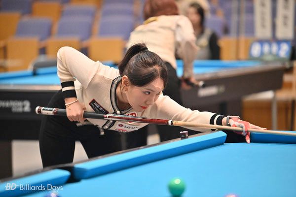 이하린(인천체육회)은 이번 대회 8강에서 준우승자 왕샤오통에게 5-9로 아쉽게 졌다.