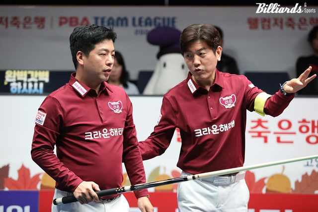 이번 시즌에 크라운해태에 합류한 황형범(왼쪽).