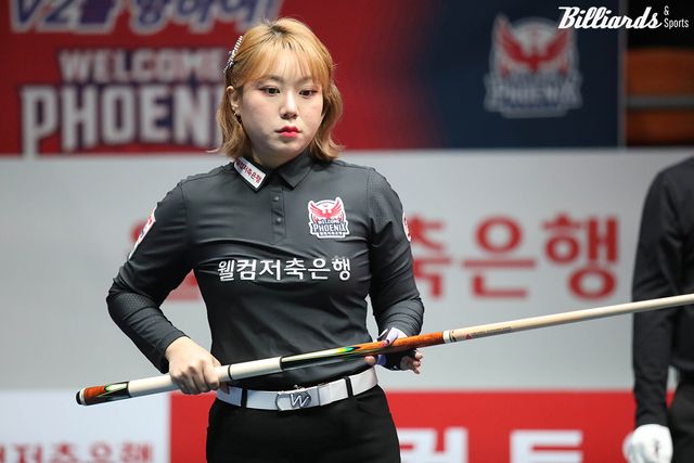 2세트 여자복식과 6세트 여자단식에서 활약한 김예은.