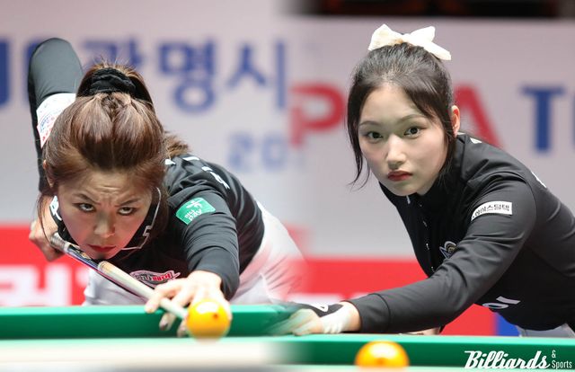 하나카드와 에스와이가 4라운드 마지막 날 격돌한다. 이 경기 6세트에서는 김가영과 한지은의 승부가 예고됐다.&nbsp; 사진=광명/이용휘 기자