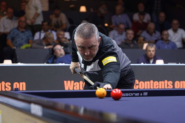 서울 당구월드컵 불참 후 이집트에서 다시 출사표를 던진 프레데리크 쿠드롱(벨기에).