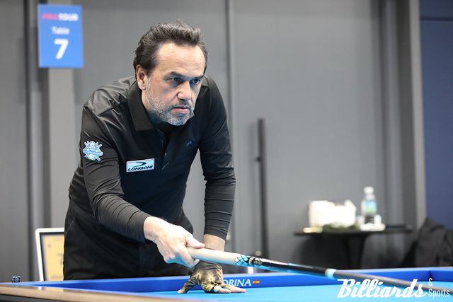 128강 첫날 애버리지 3.056을 기록하며 전체 순위 1위에 오른 사바시 불루트(튀르키예)