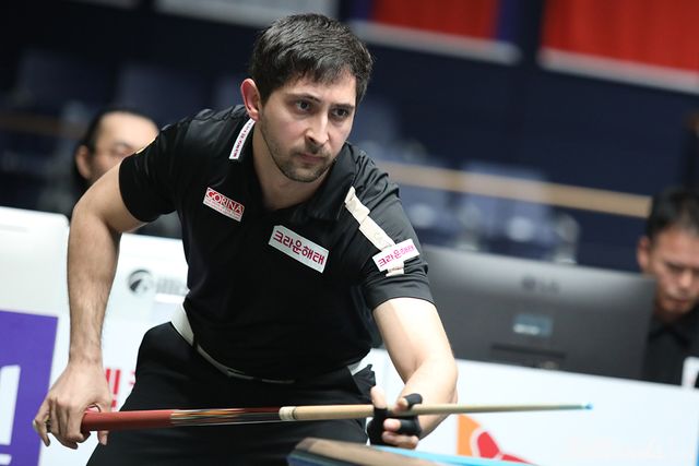 이번 시즌에 2승을 거둔 다비드 마르티네스(크라운해태)가 애버리지 2.185의 화력을 앞세워 32강까지 파죽지세로 올라갔다.&nbsp; 사진=고양/이용휘 기자