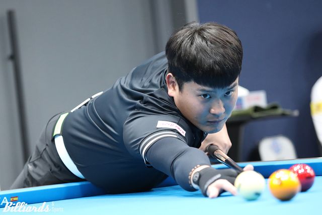 승부치기에서 승리하며 32강에 진출한 오태준(크라운해태)