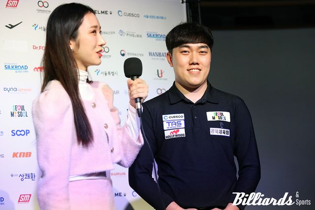 하이런 28점을 작성한 김준태(경북체육회)가 인터뷰를 하고 있다. 사진=서울 강서/이용휘 기자