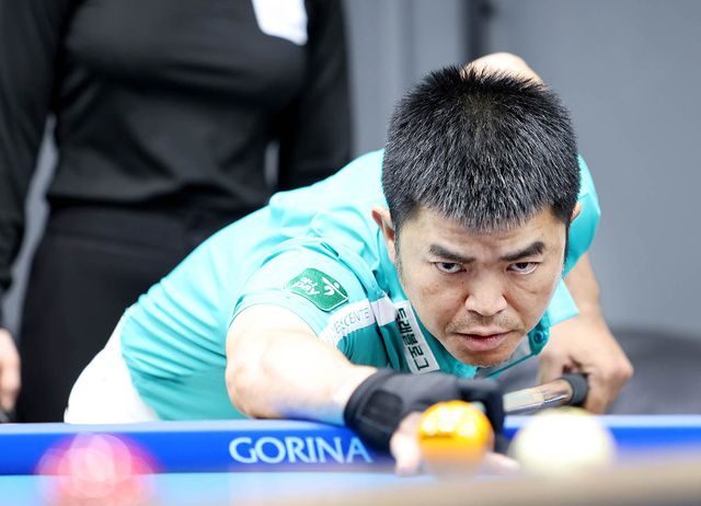 응우옌꾸옥응우옌(하나카드)이 역대 PBA 최고 애버리지 3위 기록인 4.091을 달성하며 32강에 올랐다. 사진=PBA 제공