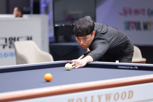 김준태(경북체육회)가 16강전에서 다오반리의 베트남 돌풍을 잠재우고 8강에 진출했다. 8강에서는 베트남 간판선수인 쩐뀌엣찌엔과 다시 한번 정면승부를 벌인다.&nbsp; 사진=SOOP 제공