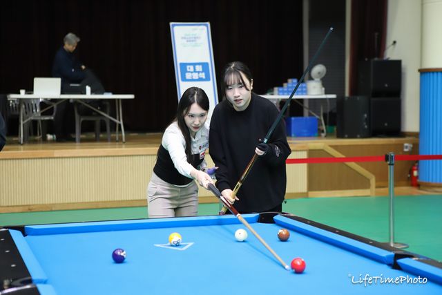 포켓볼 국가대표 이하린의 원포인트 레슨