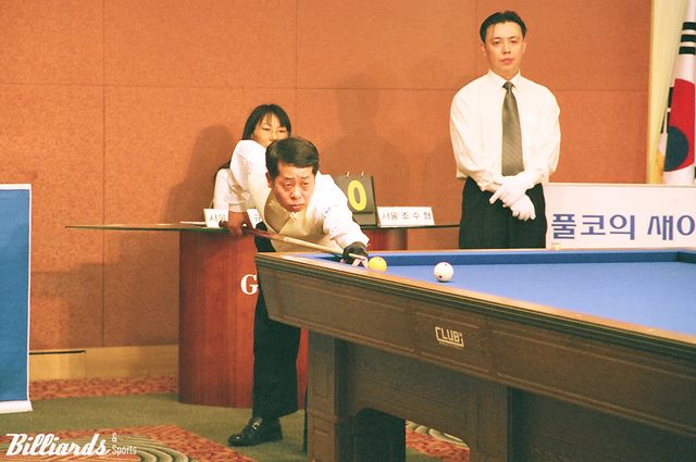 15년 만에 공식 대회에 출전하게 된 '아시안게임 동메달리스트' 김정규.&nbsp; 사진=빌리어즈앤스포츠 DB