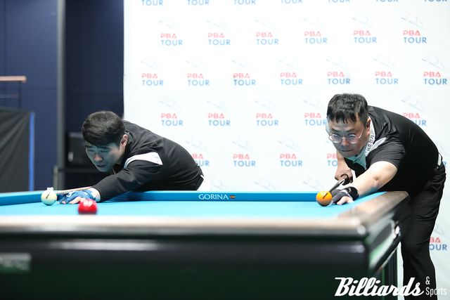 이길수와 김원섭의 결승전 뱅킹.