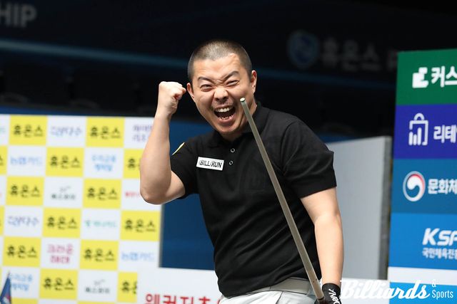 '만화가' 박승희2가 올해 PBA 5차 투어 휴온스 챔피언십에 준결승에 오르며 돌풍을 일으켰다. 사진=이용휘 기자