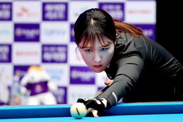 김진아를 꺾고 16강에 오른 임혜원.