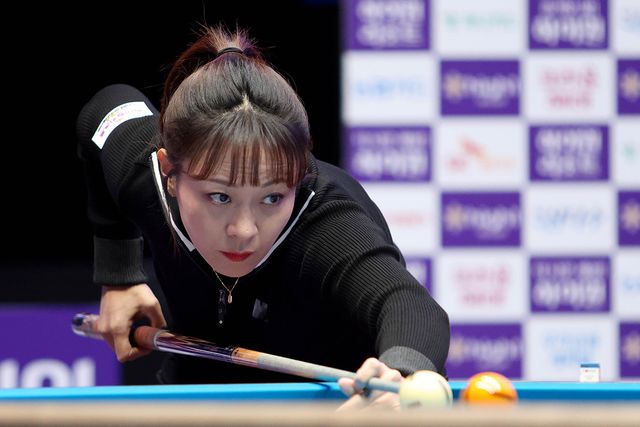 서한솔을 꺾고 16강에 오른 임경진. 사진=PBA