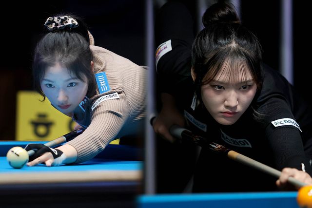 한지은과 권발해가 나란히 시즌 두 번째 16강 진출에 성공했다. 사진=PBA