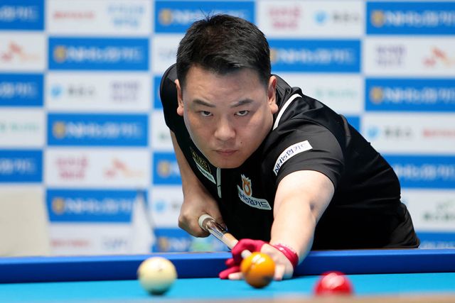 승부치기 1점으로 살아남은 조재호(NH농협카드)