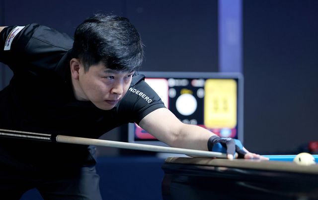 32강에서 임성균(하이원리조트)을 3-2로 제압한 구자복.