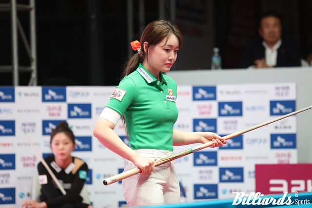 지난 시즌 왕중왕전 'SK렌터카 제주특별자치도 LPBA 월드챔피언십 2024'&nbsp; 결승전에서 김가영을 패배 직전까지 몰고간 김보미.