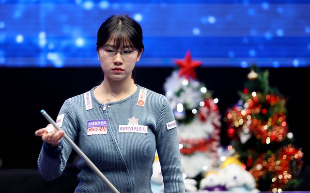 준결승에서 아쉽게 패한 이미래(하이원리조트).