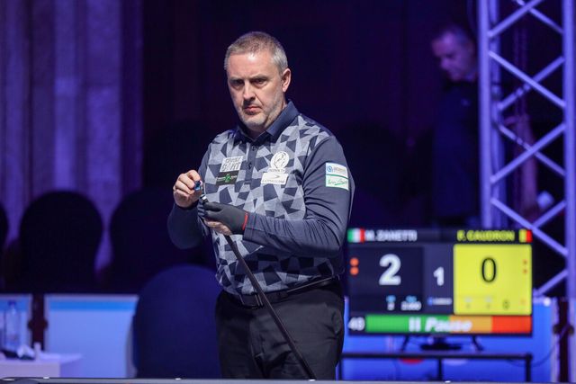 8강에서 자네티에게 역전패를 당해 탈락한 프레데리크 쿠드롱(벨기에).