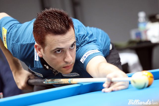 다비드 사파타(우리금융캐피탈)가 7차 투어 16강전에서 승리하며 시즌 첫 8강에 진출했다.&nbsp; 사진=빌리어즈앤스포츠 DB