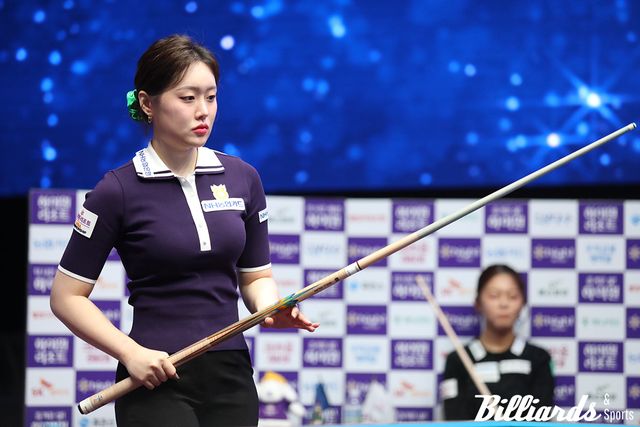 김가영과 결승 대결을 벌인 김보미.