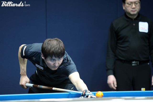 이날 세미 사이그너(휴온스)를 꺾은 한국의 박기호.