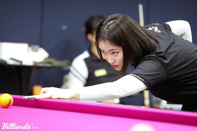 강지은(SK렌터카)은 애버리지 1.222로 오도희를 제압했다.