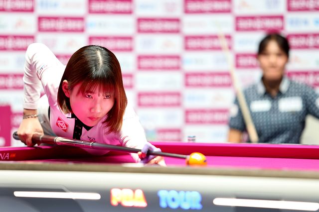 스롱에게 아쉽게 패한 용현지(하이원리조트).