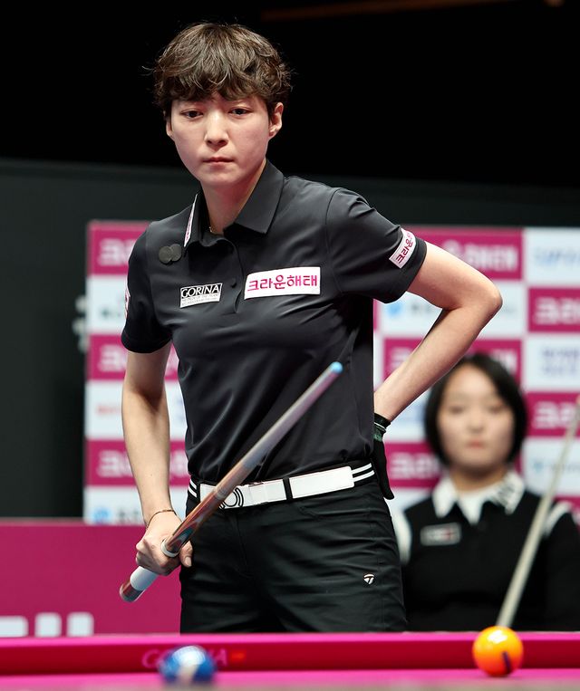 이날 임정숙은 1세트에 퍼펙트큐가 아슬아슬하게 실패한 뒤 2세트부터 폼이 살아나지 않았다.