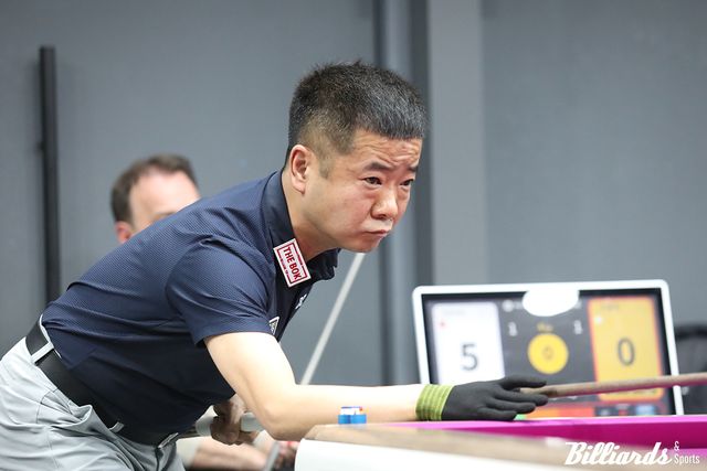 다니엘 산체스와 128강 대결을 벌이고 있는 이종주. 사진=고양/이용휘 기자&nbsp;