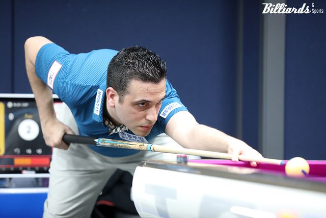 '최다 결승 진출자' 다비드 사파타(블루원리조트)가 1년 7개월의 공백을 깨고 이번 9차 투어 '크라운해태 PBA 챔피언십'에서 5시즌 연속 결승 진출을 달성할 수 있을까.&nbsp; 사진=고양/이용휘 기자