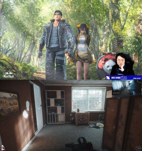 1440p 화질로 방송하고 있는 BJ무릎, BJ수탉 화면 갈무리