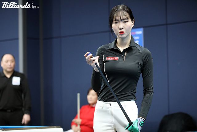 승리까지 1점을 남겨두고 아쉽게 패한 허지연.