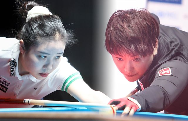 종합 5위 히가시우치(오른쪽)와 6위 김갑선(왼쪽).