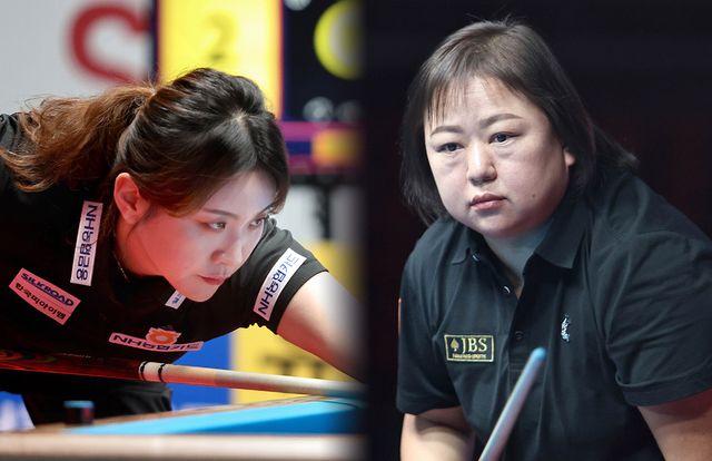 종합 7위 김경자(오른쪽)와 8위 김민아(왼쪽).