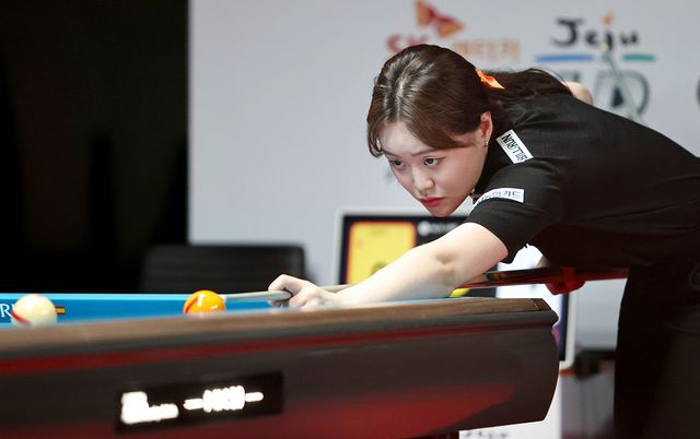 두 번째 월드챔피언십 8강에 오른 김보미.