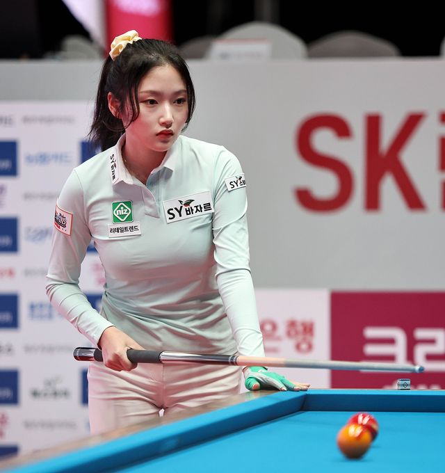 한지은은 이번 월드챔피언십 8강에 올라온 유일한 루키다. 8강에서 '시즌 상금랭킹 1위' 김민아를 만나 운명의 승부를 벌이게 됐다.