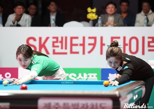 딸 김보미와 하나카드 동료 김가영이 월드챔피언십 결승에 맞붙었다.