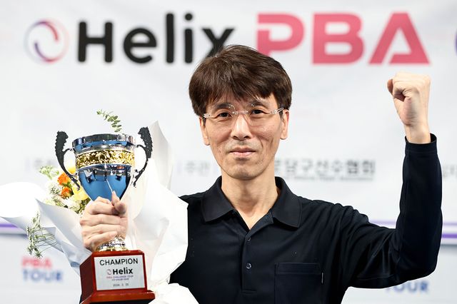 챌린지투어(3부) 5차전에서 우승을 차지한 김성민A. 사진=PBA 제공