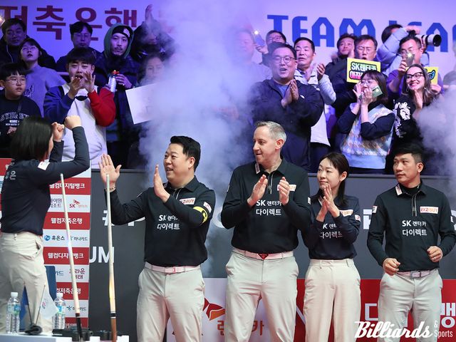 SK렌터카가 보유한 프로당구팀 SK렌터카 다이렉트는 이번 시즌 PBA 팀리그 파이널에 올랐다. 사진=빌리어즈앤스포츠 DB