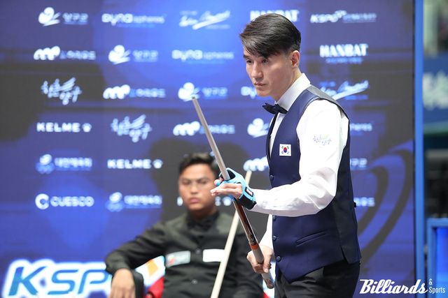 C조에서 3명의 베트남 선수와 홀로 대결한 강자인은 쩐뀌엣찌엔을 비롯해 베트남 3명을 모두 꺾고 3승으로 조 1위에 올라 16강에 안착했다.