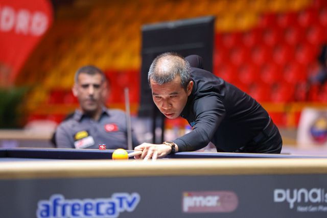 쩐뀌엣찌엔은 이번 대회 16강전에서 타이푼 타슈데미르에게 49:41에서 8점을 맞고 동점을 허용했으나, 타슈데미르의 매치포인트가 아슬아슬하게 빗나가면서 극적으로 살아남아 우승까지 차지했다.