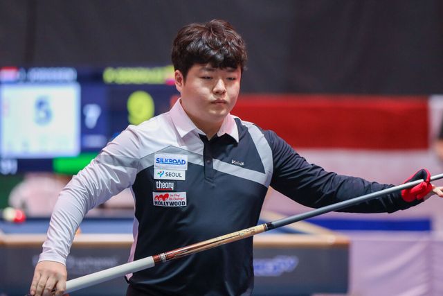 조명우는 이번 보고타 3쿠션 당구월드컵에서 조별리그에서 3패로 탈락해 랭킹포인트를 종전 435점을 유지했다.&nbsp; 아프리카TV 제공