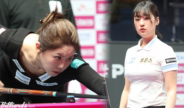 '당구 여제' 김가영(하나카드)은 9일 오후 6시 30분에 '슈퍼루키' 장가연(휴온스)과 대결한다.