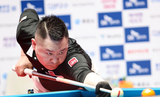 서현민이 세미 사이그너와의 첫 대결에서 3-0 완승을 거두고 1승을 올렸다. 사진=PBA 제공