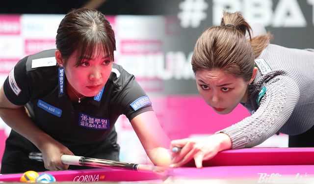 'SK렌터카 제주특별자치도 LPBA 월드챔피언십 2024'이 9일 오후 2시 30분에 시작된다. 지난 시즌 결승에서 맞붙었던 스롱 피아비(왼쪽)와 김가영. 이번 시즌 상금랭킹 2위에 오른 스롱은 B조, 4위 김가영은 D조에 배정됐다.&nbsp; 빌리어즈앤스포츠 DB