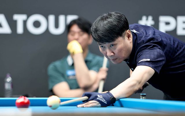 '2024 PBA 큐스쿨'에 출전한 신남호.&nbsp;