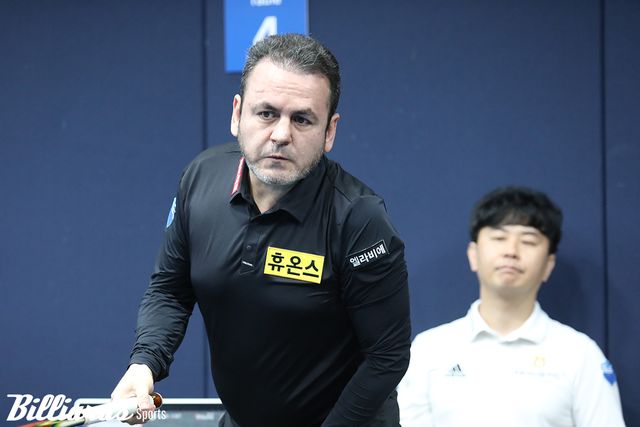 로빈슨 모랄레스가 PBA 복귀 첫 경기에서 승리하며 빠른 적응을 마쳤다. 사진=고양/이용휘 기자